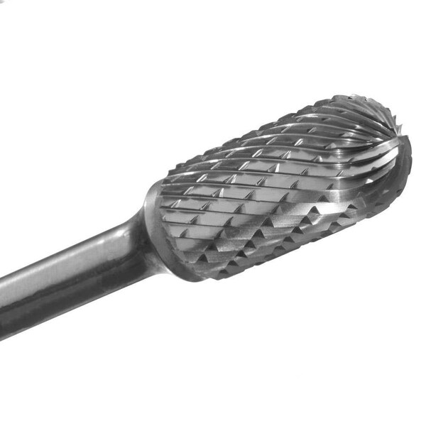 Champion Cutting Tool Cylinder Radius End Carbide Bur, Surface Milling/Contour, 6in L. Shank CHA SC3-L6 - main